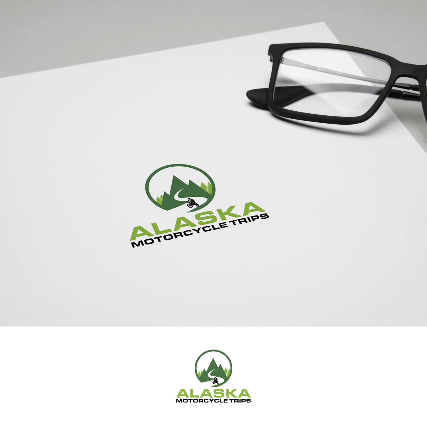 Diseño de Logo por DesignDUO para ALASKA MOTORCYCLE TRIPS | Diseño #22929748