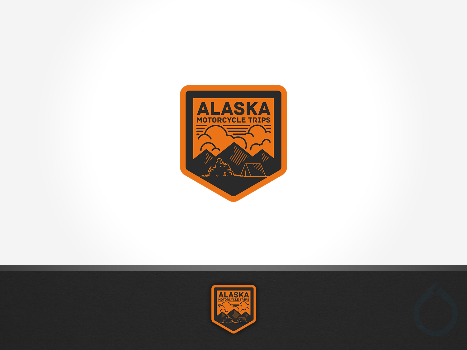 Logo Design by aquabomb26 for ALASKA MOTORCYCLE TRIPS | Design #22914918