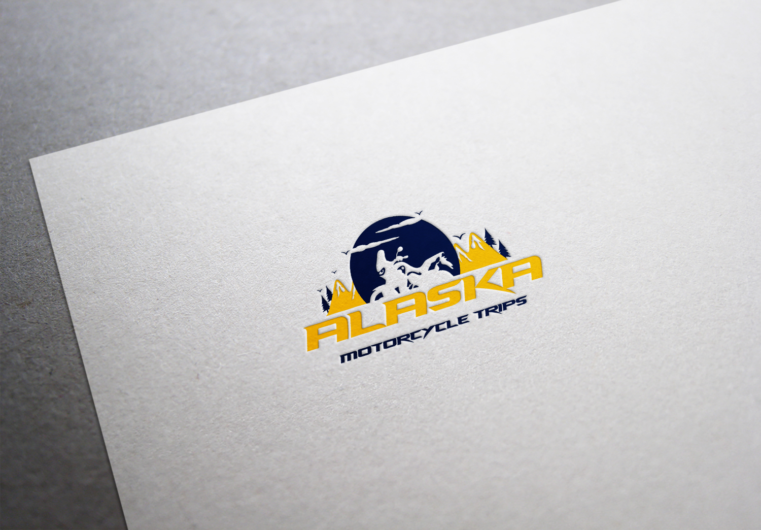 Logo Design by Kreative_Finger for ALASKA MOTORCYCLE TRIPS | Design #22917149