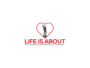 LIFE IS ABOUT RELATIONSHIPS, EXPERIENCES, AND MEMORIES. Please include the TM for the trademark. | Logo Design by Ochieng