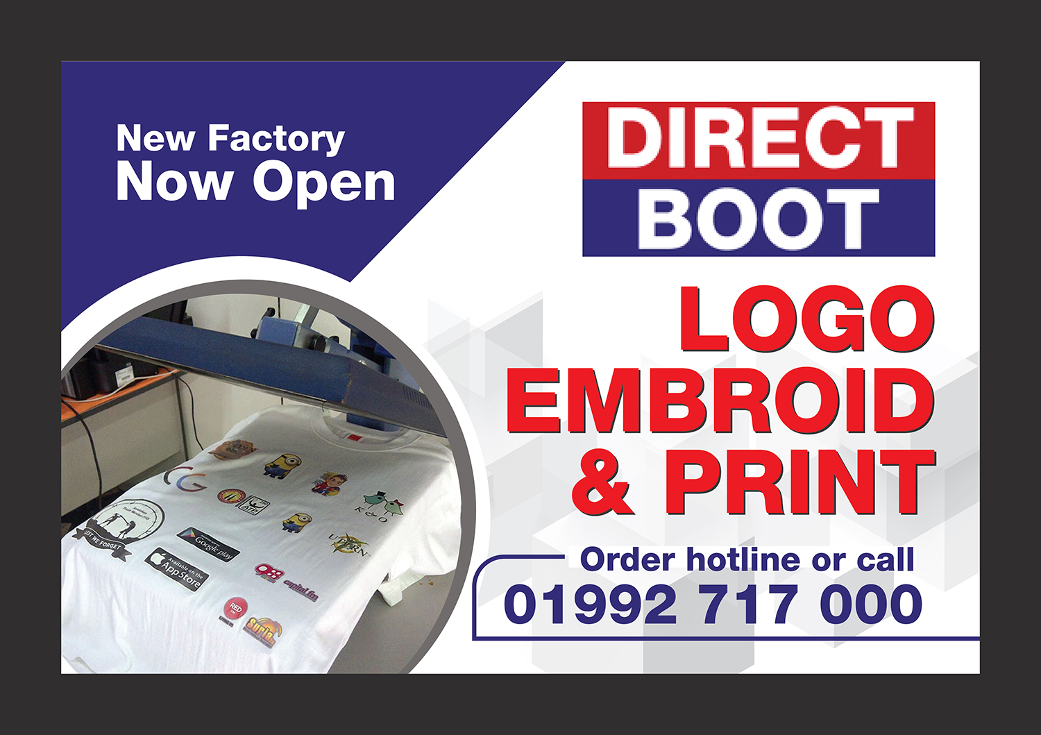 Graphic Design by Deziners Zone for DIRECT BOOT & SHOE SUPLIES LTD | Design #22914580