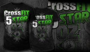 Design for the new CrossFit 5 Star Oz T-Shirt | T-shirt Design by Mayonpx
