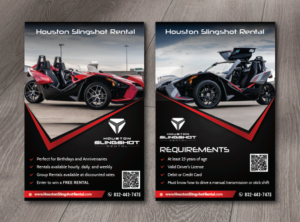 Flyer Design by alex989 for Houston Slingshot Rental | Design: #22915531