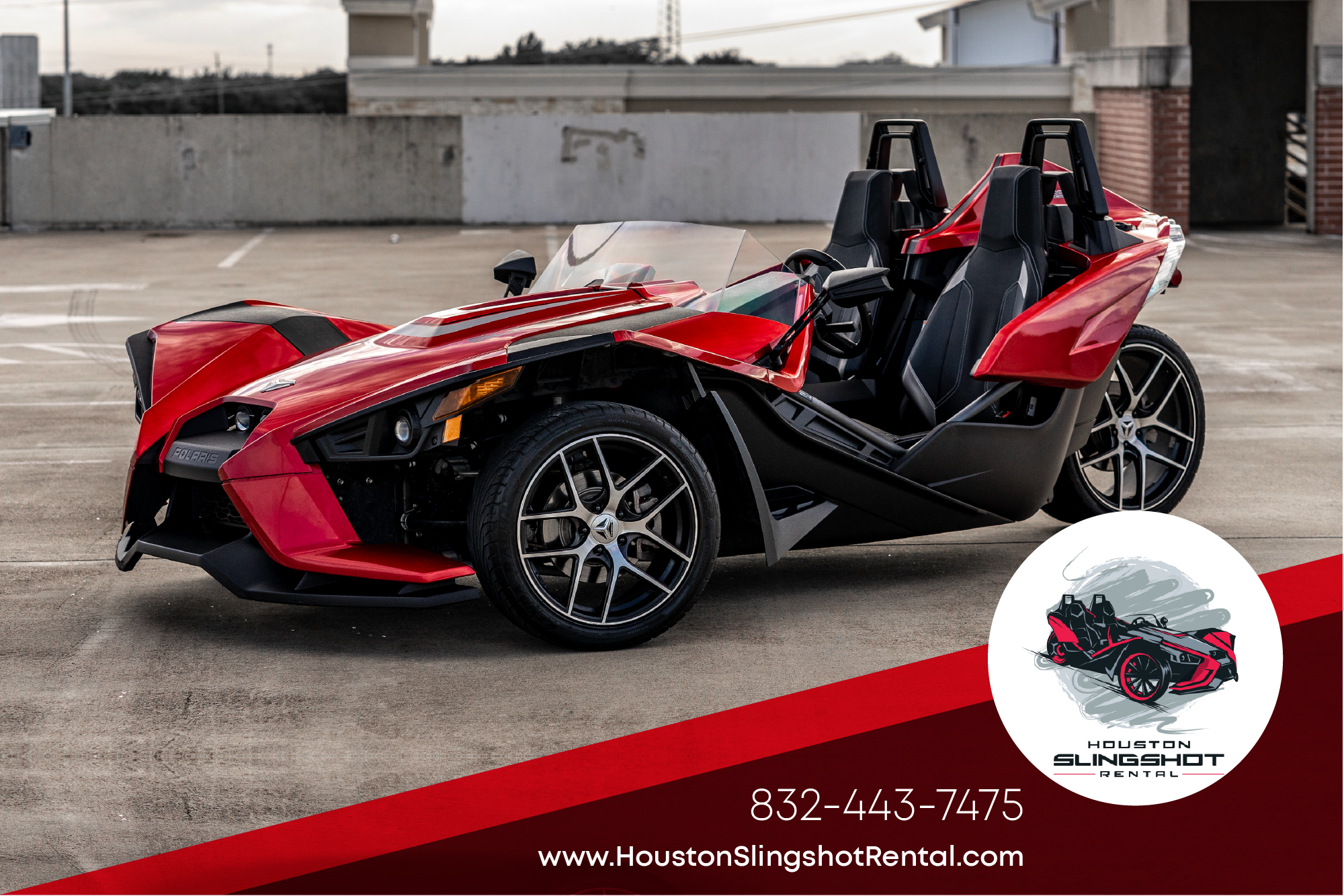 Flyer Design by Akshar Shailesh for Houston Slingshot Rental | Design #22929244