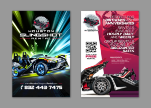 Flyer Design by Full-head for Houston Slingshot Rental | Design: #22924101