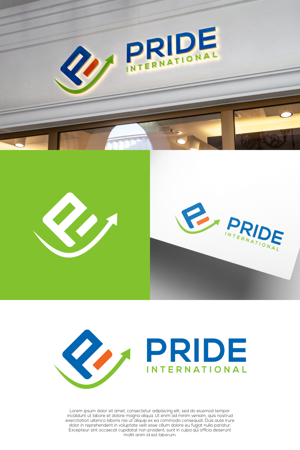 Logo Design by untung bertubi-tubi for Pride International | Design #22910266