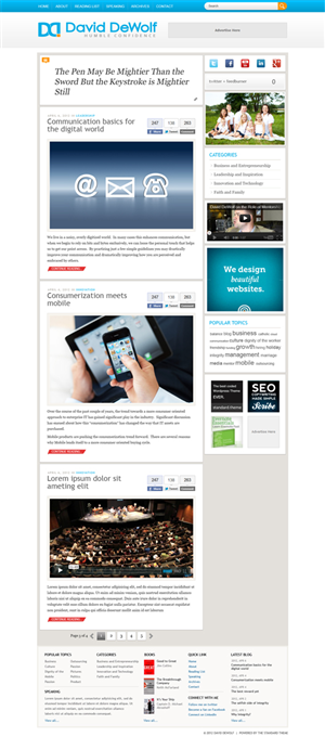 Wordpress Design by Mayank Patel