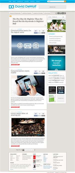 Diseño Wordpress por Mayank Patel para este proyecto | Diseño: #715159