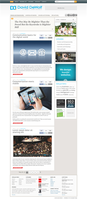 Diseño Wordpress por Mayank Patel para este proyecto | Diseño: #715161