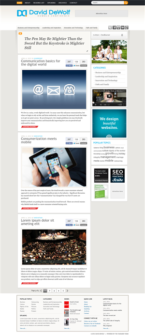 Diseño Wordpress por Mayank Patel para este proyecto | Diseño: #715162