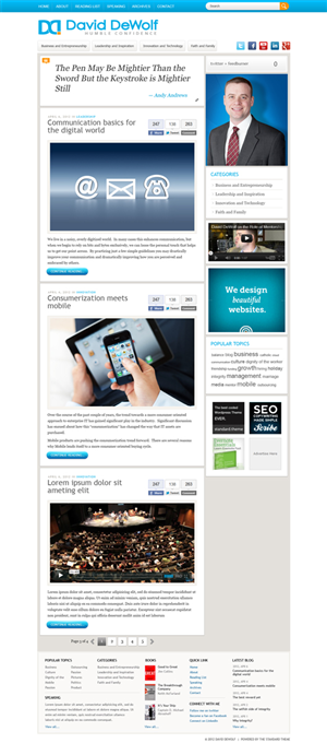 Diseño Wordpress por Mayank Patel para este proyecto | Diseño: #718099