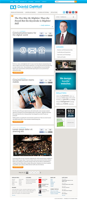 Diseño Wordpress por Mayank Patel para este proyecto | Diseño: #718100