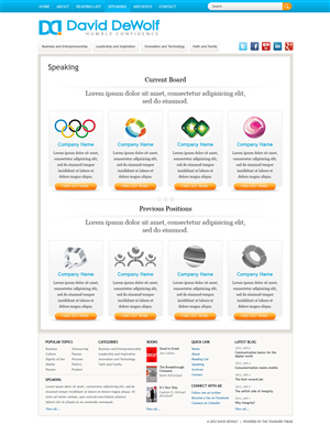 Diseño Wordpress por Mayank Patel para este proyecto | Diseño: #721523