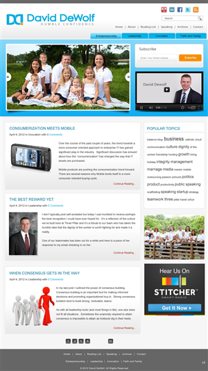 Diseño Wordpress por pb para este proyecto | Diseño: #713702