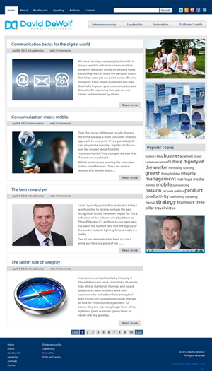 Diseño Wordpress por pb para este proyecto | Diseño: #715625