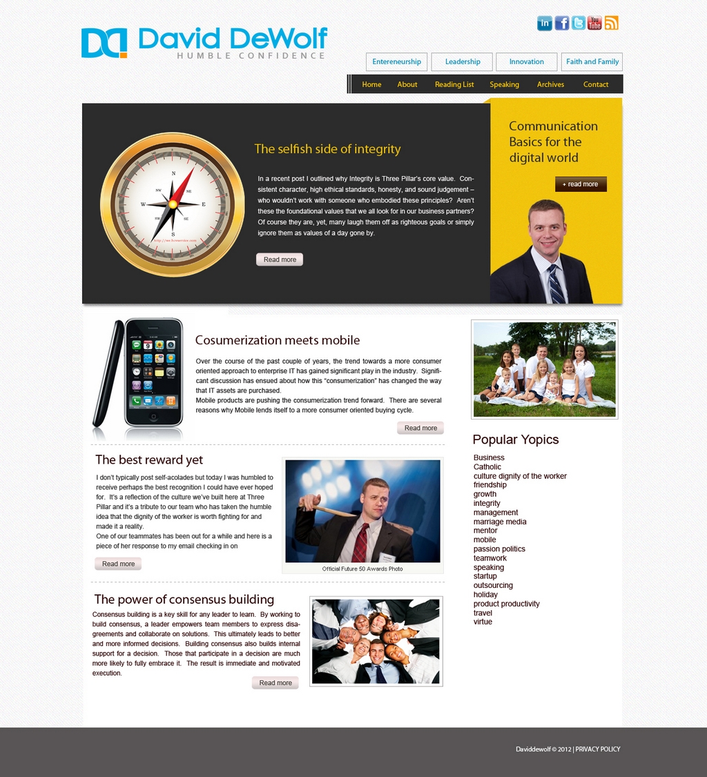 Design Wordpress par pb pour ce projet | Design #715628