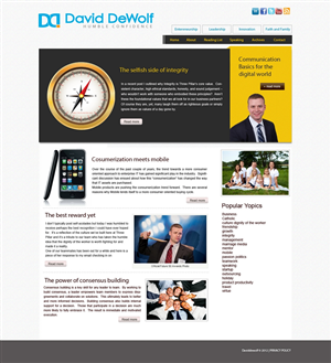 Diseño Wordpress por pb para este proyecto | Diseño: #715628