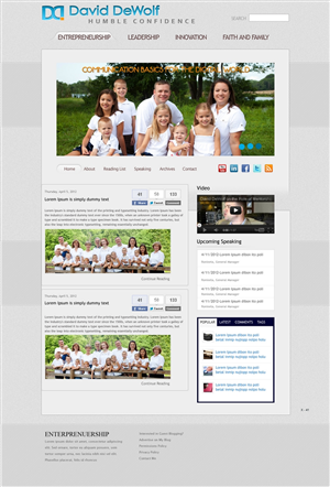 Diseño Wordpress por pb para este proyecto | Diseño: #715634