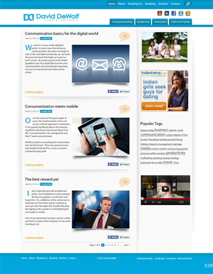 Diseño Wordpress por pb para este proyecto | Diseño: #716609