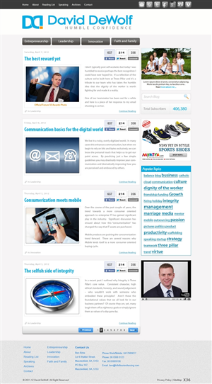 Diseño Wordpress por pb para este proyecto | Diseño: #716610