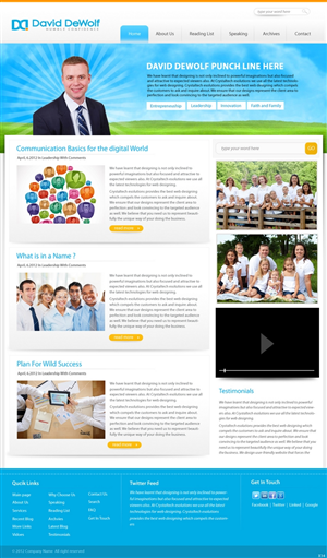 Diseño Wordpress por pb para este proyecto | Diseño: #716616