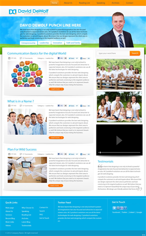Diseño Wordpress por pb para este proyecto | Diseño: #717562