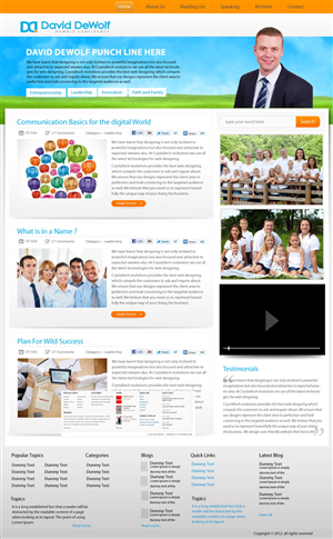 Diseño Wordpress por pb para este proyecto | Diseño: #719291