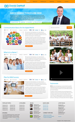 Diseño Wordpress por pb para este proyecto | Diseño: #720092