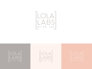 Lola Labs (and then I would also like to add: By Dr. Lee, By Dr. Chris, Created by Dr. Lee, or Created by Dr. Chris | Logo Design by wonderland