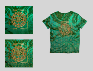 Sri Yantra Design | T-shirt Design by cosmicline