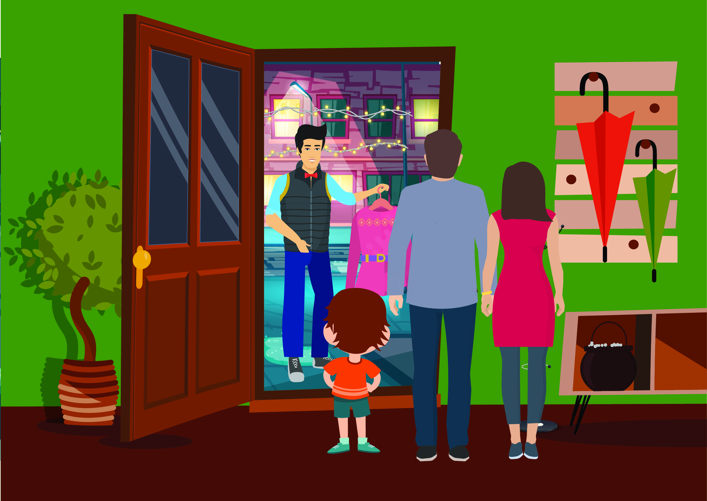 Illustration Design by Salman mangrio for Mr. Timesaver | Design #22959112