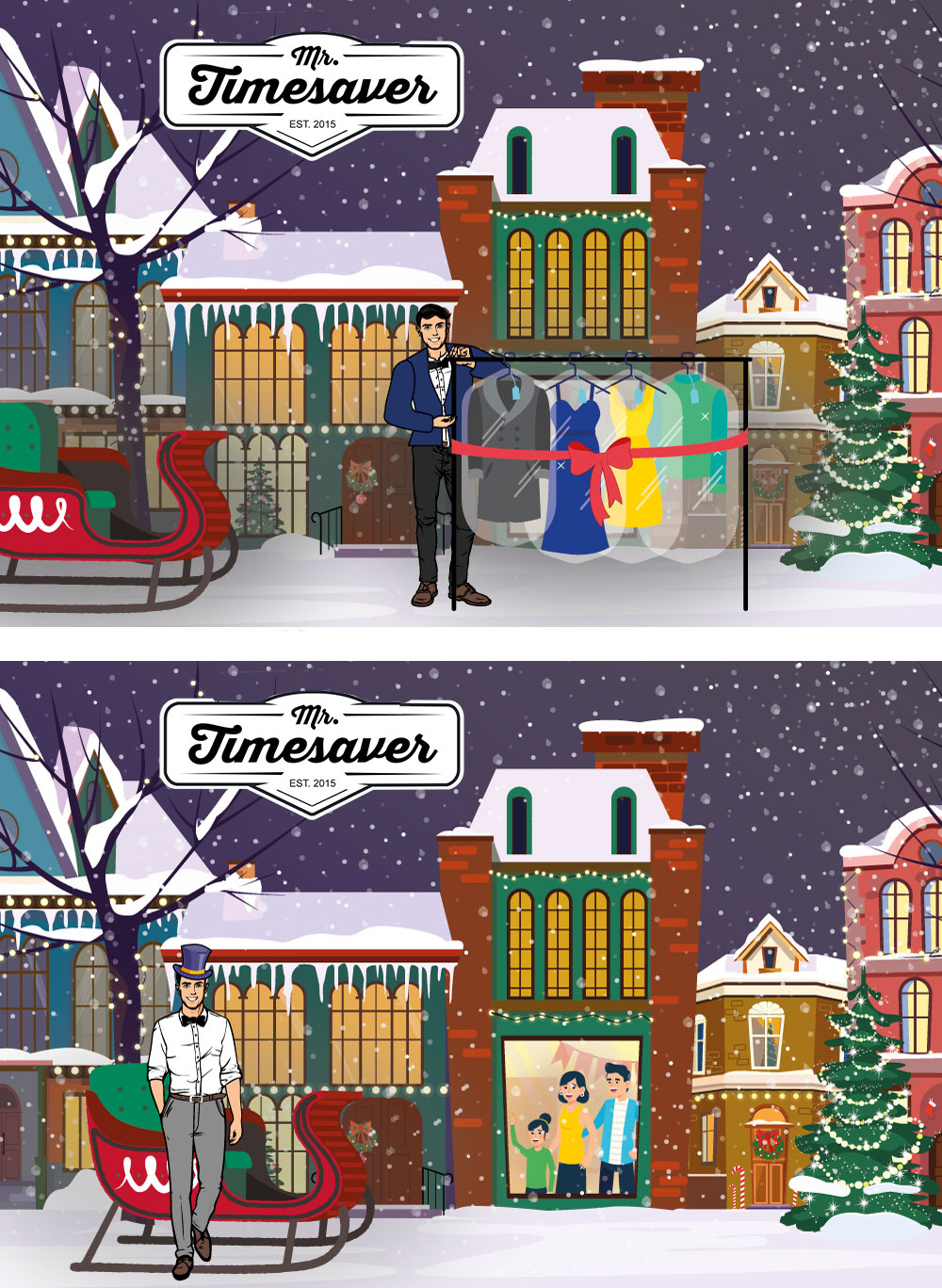 Illustration Design by Alaya for Mr. Timesaver | Design #22972467