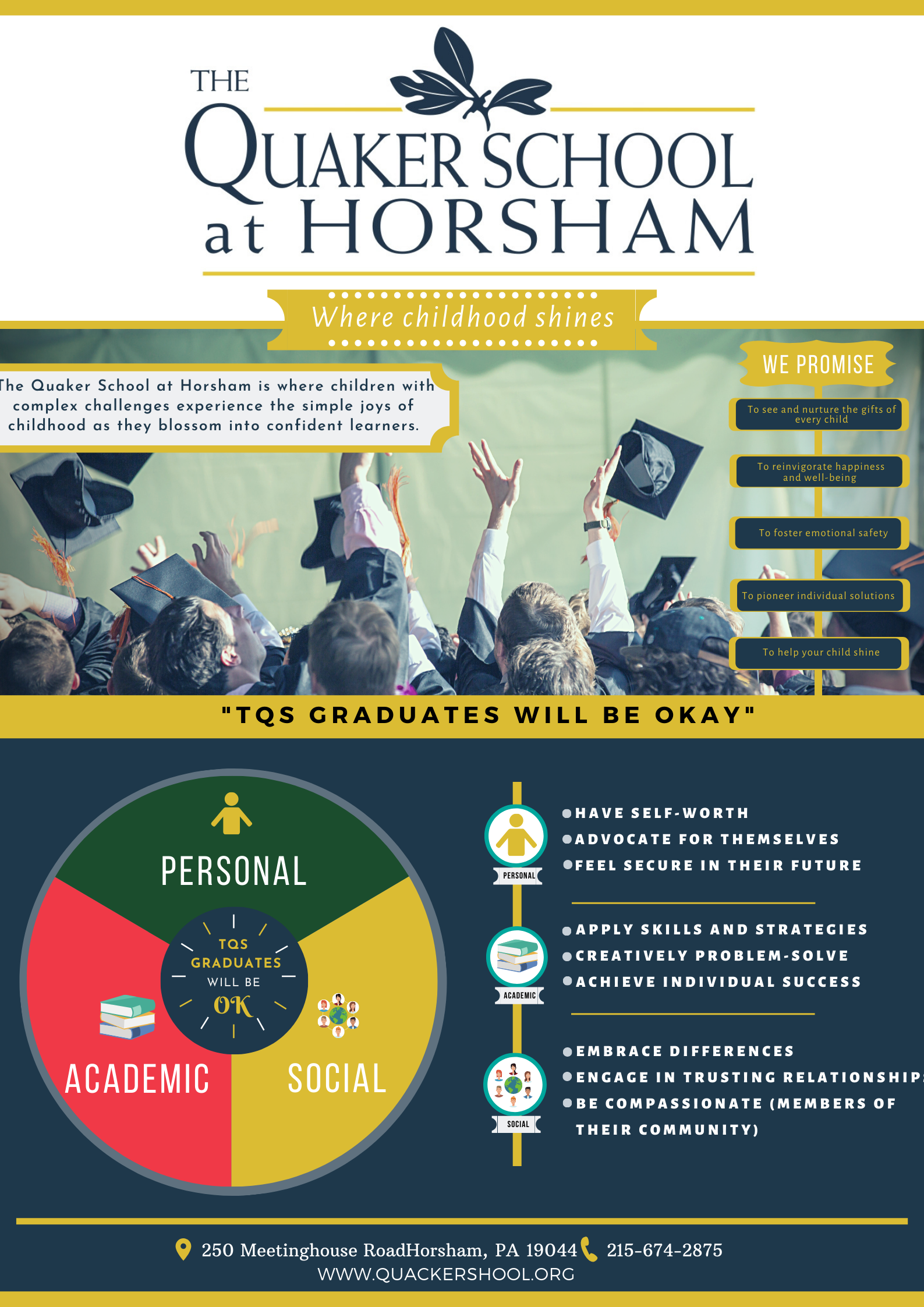 Graphic Design by RAIHANA PA for The Quaker School | Design #22968307