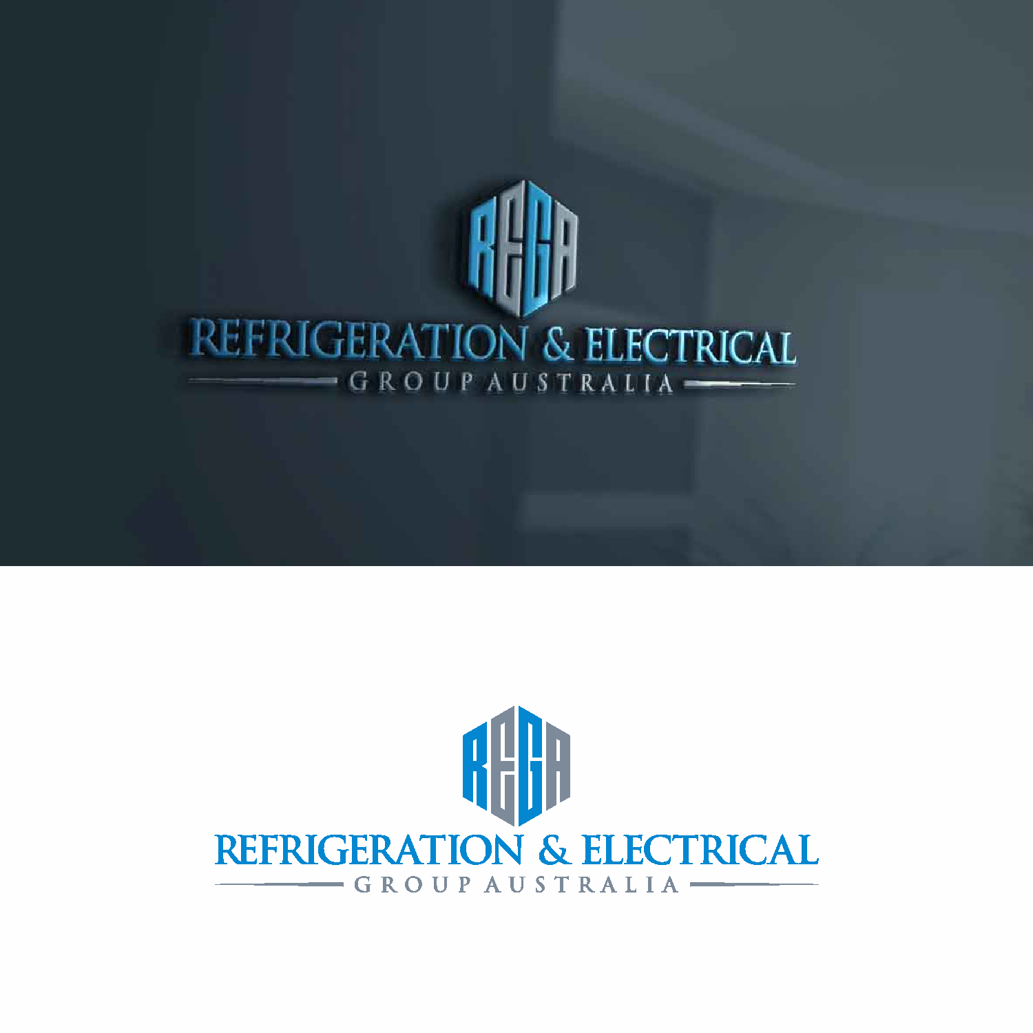Logo-Design von saher khan 2 für Refrigeration & Electrical Group Australia  | Design #22934400