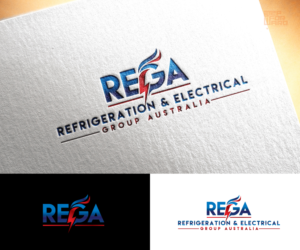 Refrigeration & Electrical Group Australia   or    REGA | Logo-Design von step forward 2