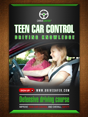 Drive Safer Community Awareness Poster