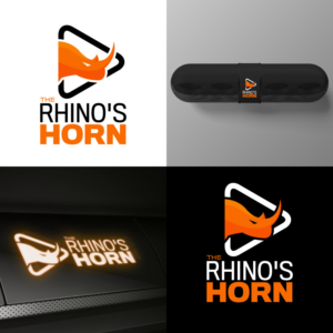 The Rhino's Horn  | Logo Design by Sergio Coelho