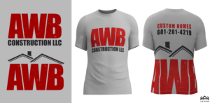 T-shirt Design by LAN_Design for AWB CONSTRUCTION, LLC | Design #22950919