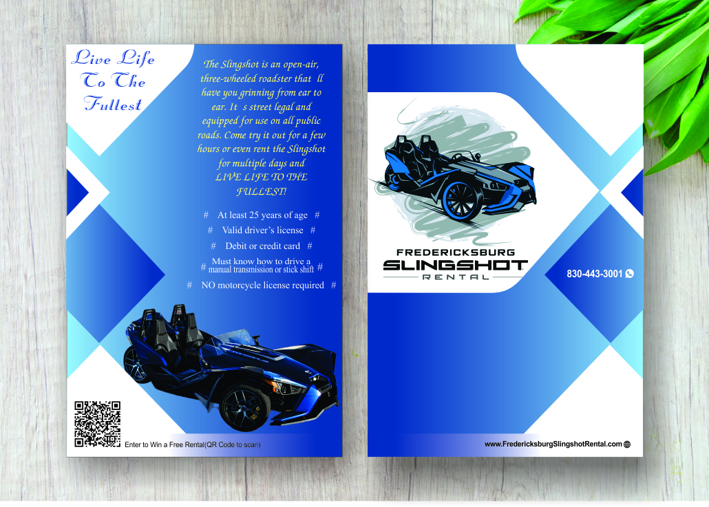 Flyer Design by Neha Dsouza for Houston Slingshot Rental | Design #22943075