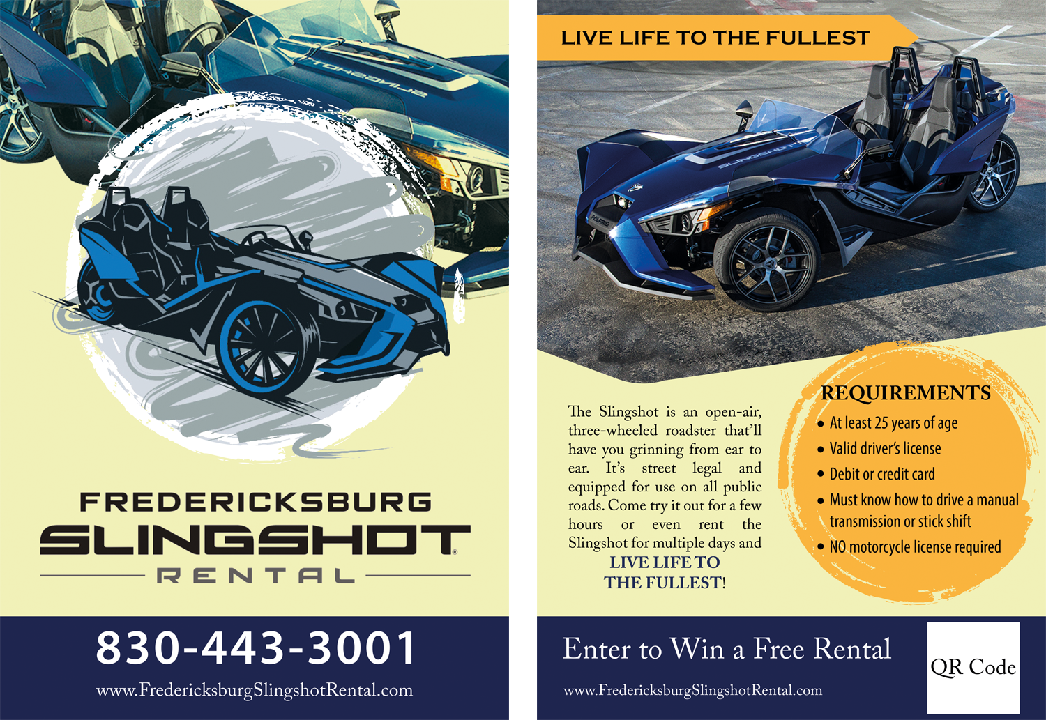 Flyer Design by alice for Houston Slingshot Rental | Design #22929587