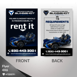 Flyer Design by angelcolmenares3 for Houston Slingshot Rental | Design: #22955274