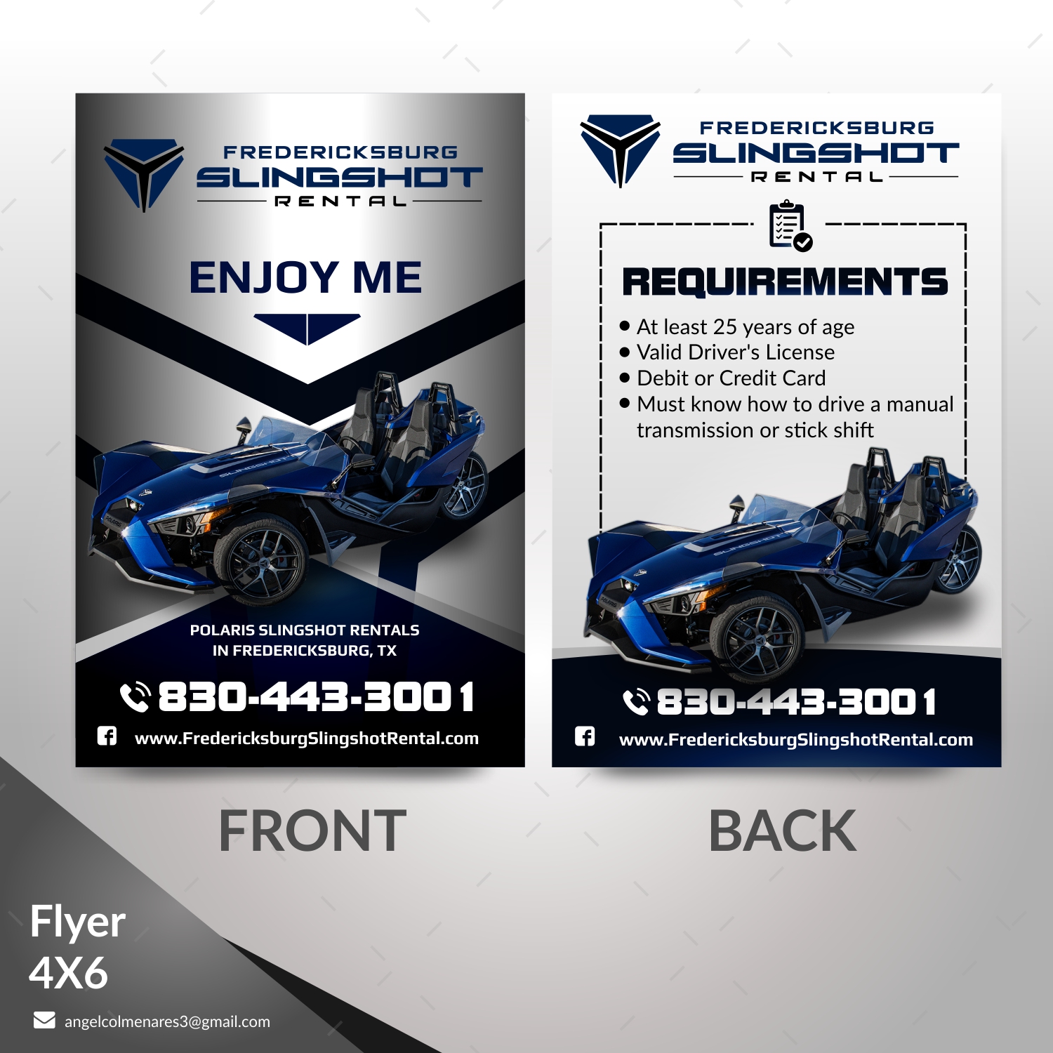 Flyer Design by angelcolmenares3 for Houston Slingshot Rental | Design #22955356