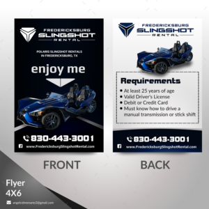 Flyer Design by angelcolmenares3 for Houston Slingshot Rental | Design: #22955378