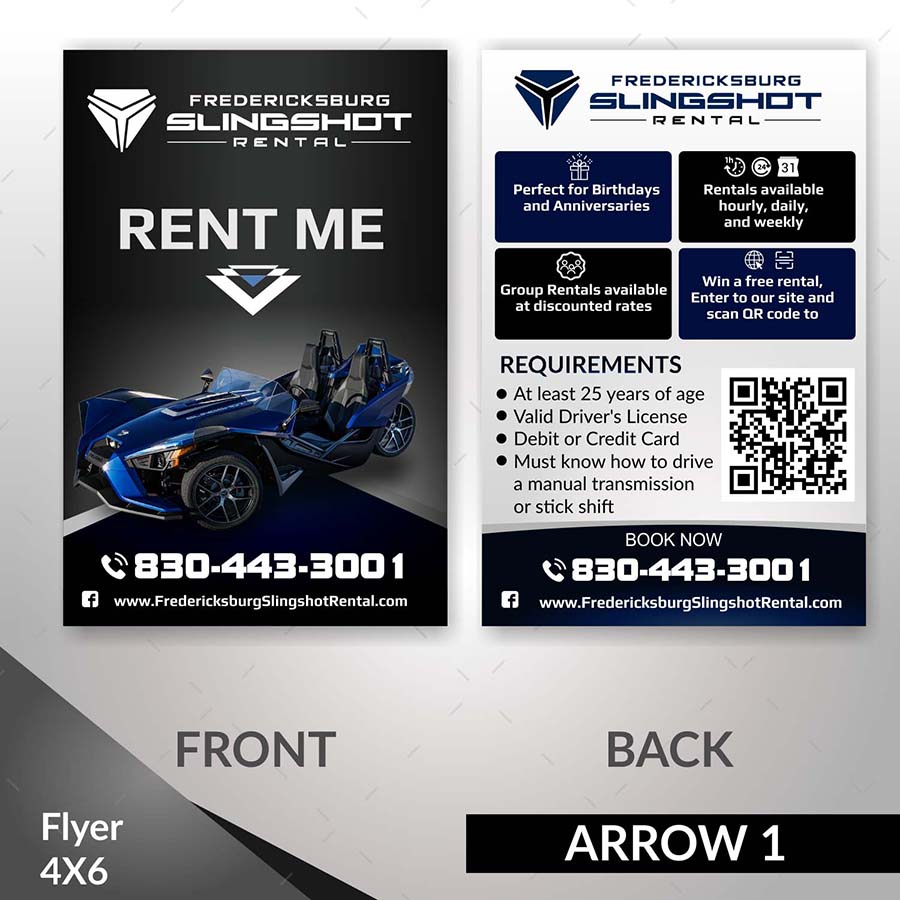 Flyer Design by angelcolmenares3 for Houston Slingshot Rental | Design #23274419