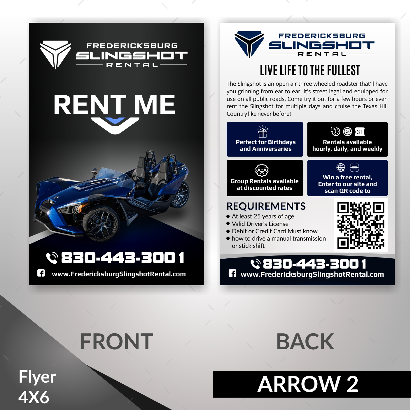 Flyer Design by angelcolmenares3 for Houston Slingshot Rental | Design #23379855