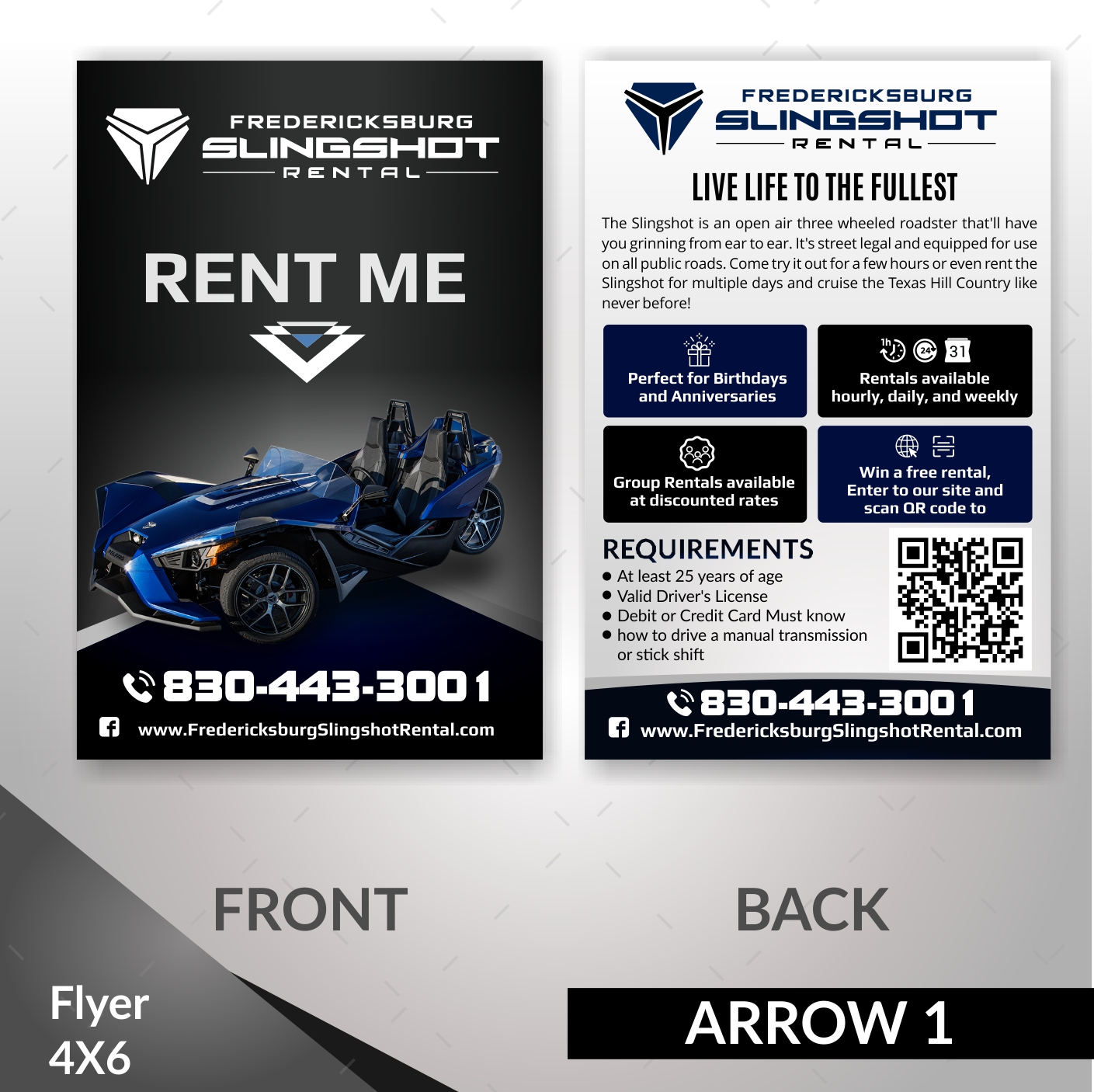 Flyer Design by angelcolmenares3 for Houston Slingshot Rental | Design #23379857