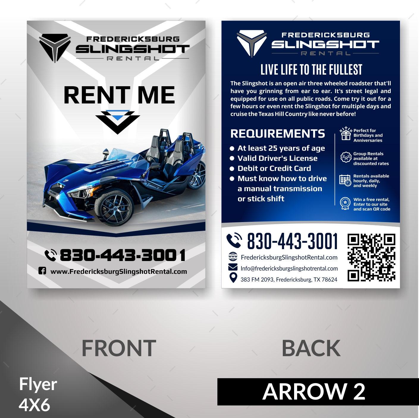 Flyer Design by angelcolmenares3 for Houston Slingshot Rental | Design #23379866