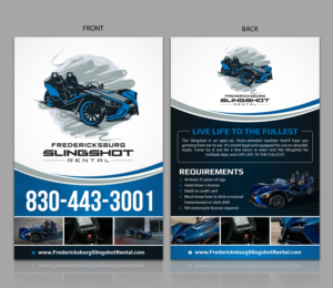 Flyer Design by SAI DESIGNS for Houston Slingshot Rental | Design #22927260