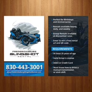 Flyer Design by teAmGrafic for Houston Slingshot Rental | Design: #22935260