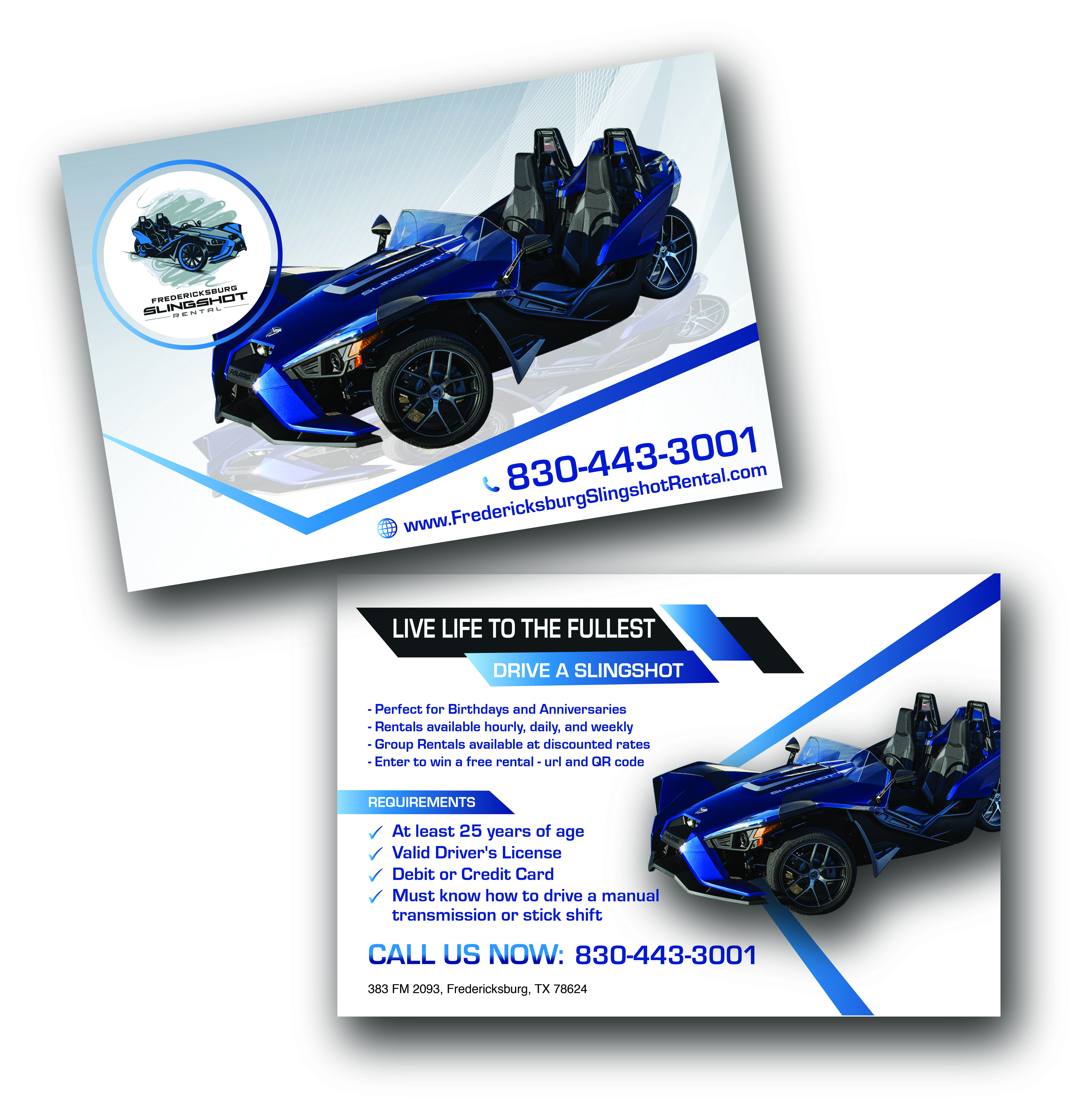 Flyer Design by TracyInspires for Houston Slingshot Rental | Design #22968606